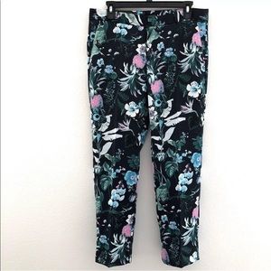 Banana Republic Sz 6 pants avery floral ankle